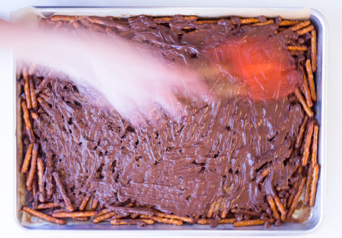 Easy Maple Toffee Pretzel Bark Easy Maple Toffee Pretzel Bark